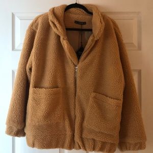 Sherpa teddy coat